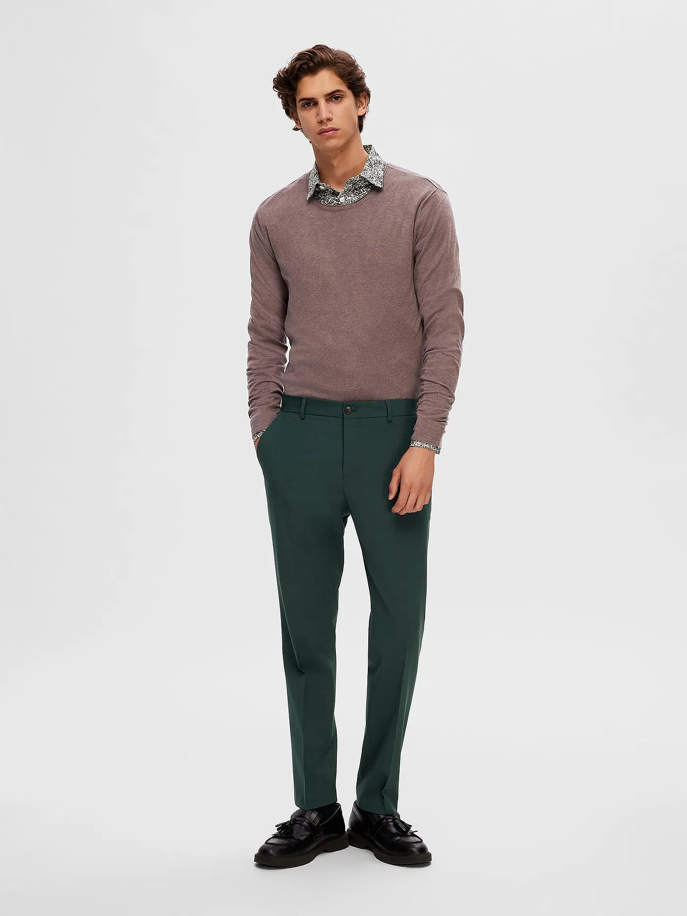 SELECTED | Pullover SLHROME | braun
